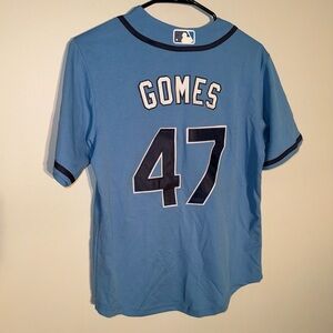 Tampa Bay Rays Jersey Gomes 47 kids large